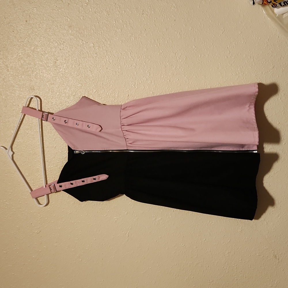 Hot topic split color dress